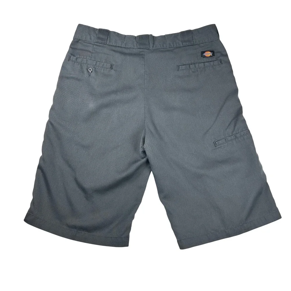 Dickies Regular Fit Work Shorts Charcoal‎ Gray Mens 34 WR981CH Twill Flat Front